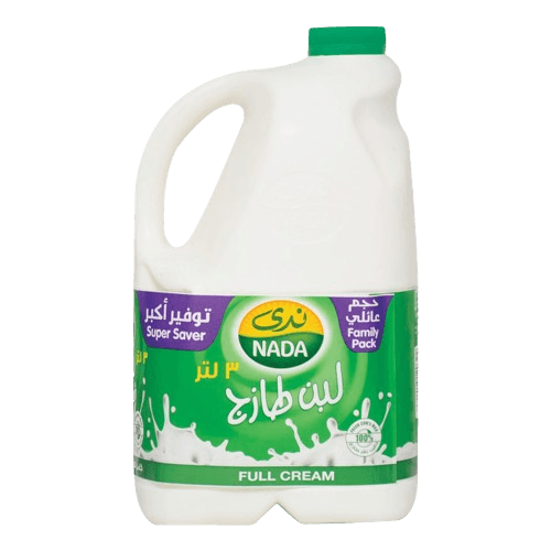 ندي لبن كامل الدسم 3لتر