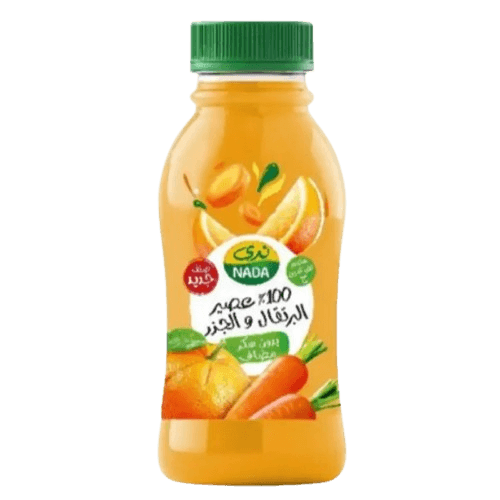 ندي عصير برتقال جزر300مل