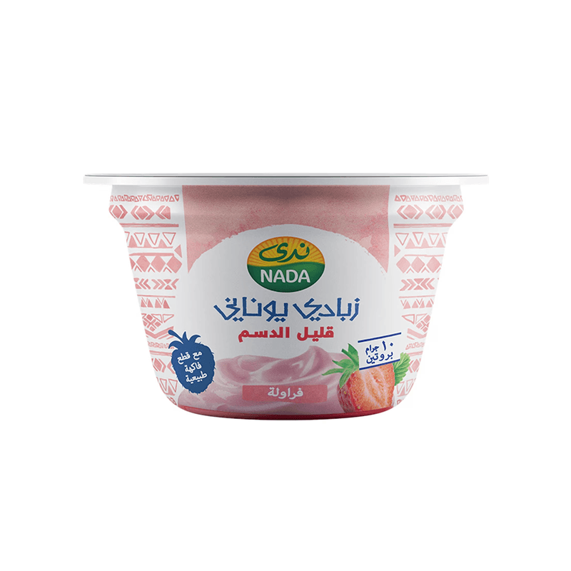 الندي زبادي يوناني فراولة 160جم