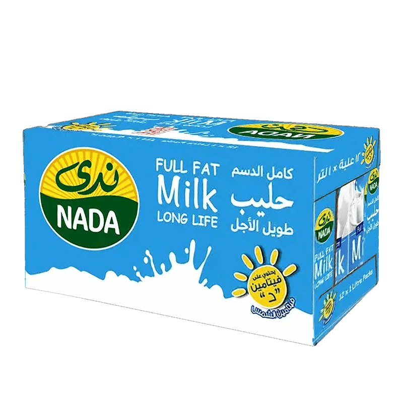 ندي حليب كامل الدسم 1لتر — كرتون12