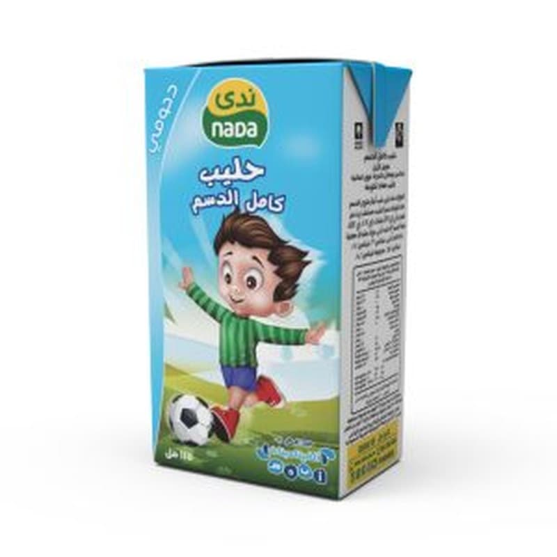 ندي حليب كامل الدسم دحومي 115مل