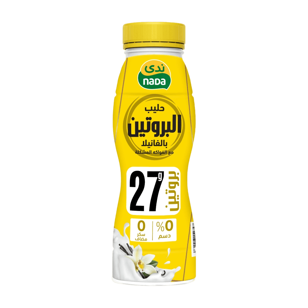 ندي حليب بروتين فانيلا320مل