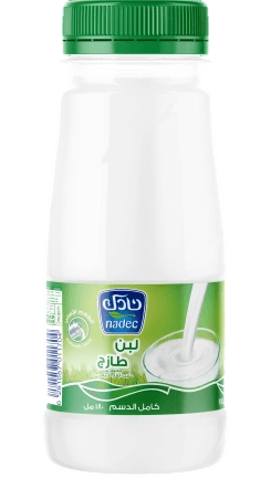 نادك لبن كامل الدسم 180مل
