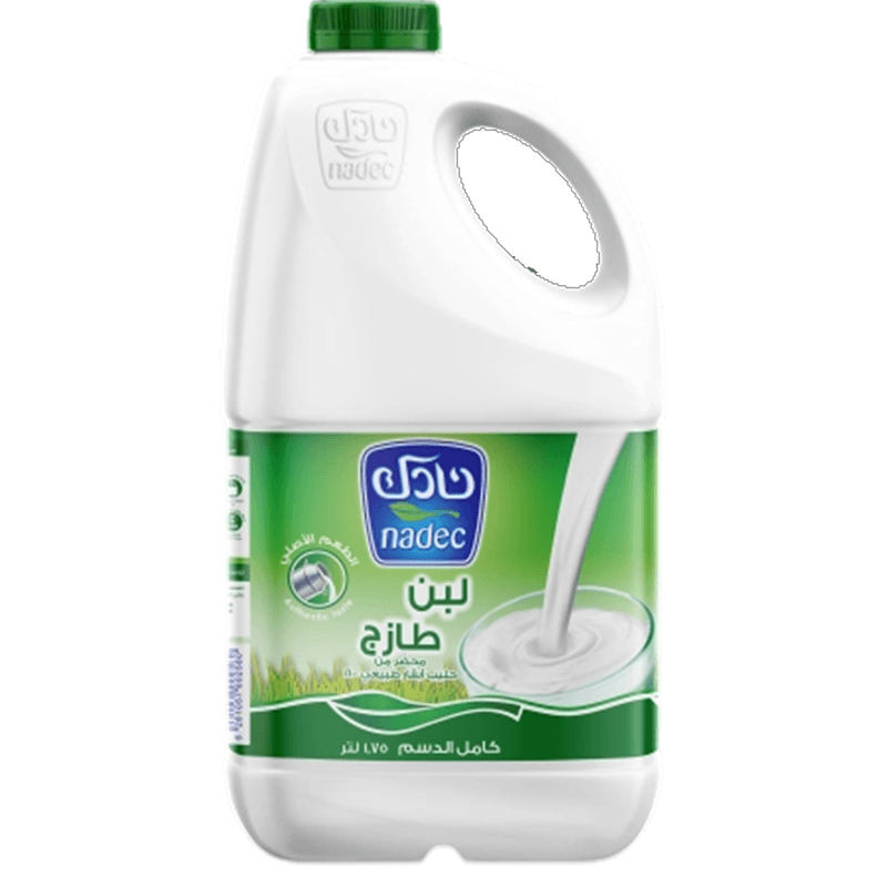 نادك لبن كامل الدسم 1,75لتر