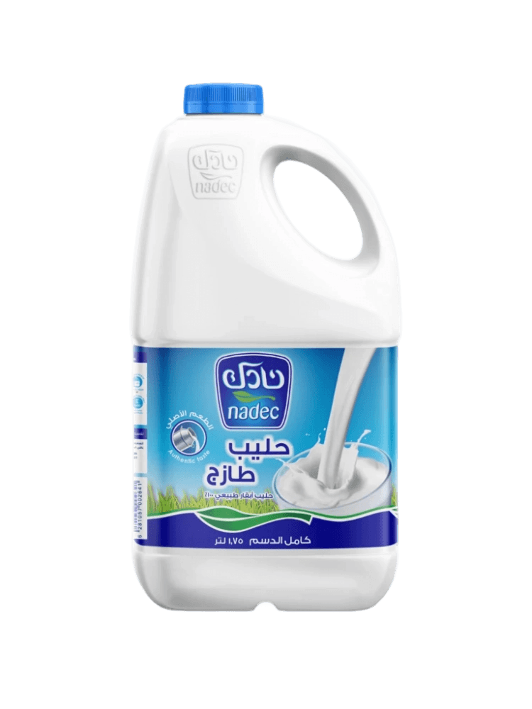 نادك حليب كامل الدسم 1,75لتر