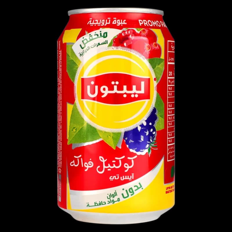 ليبتون ايس تي كوكتيل فواكه 315جم — كرتون24