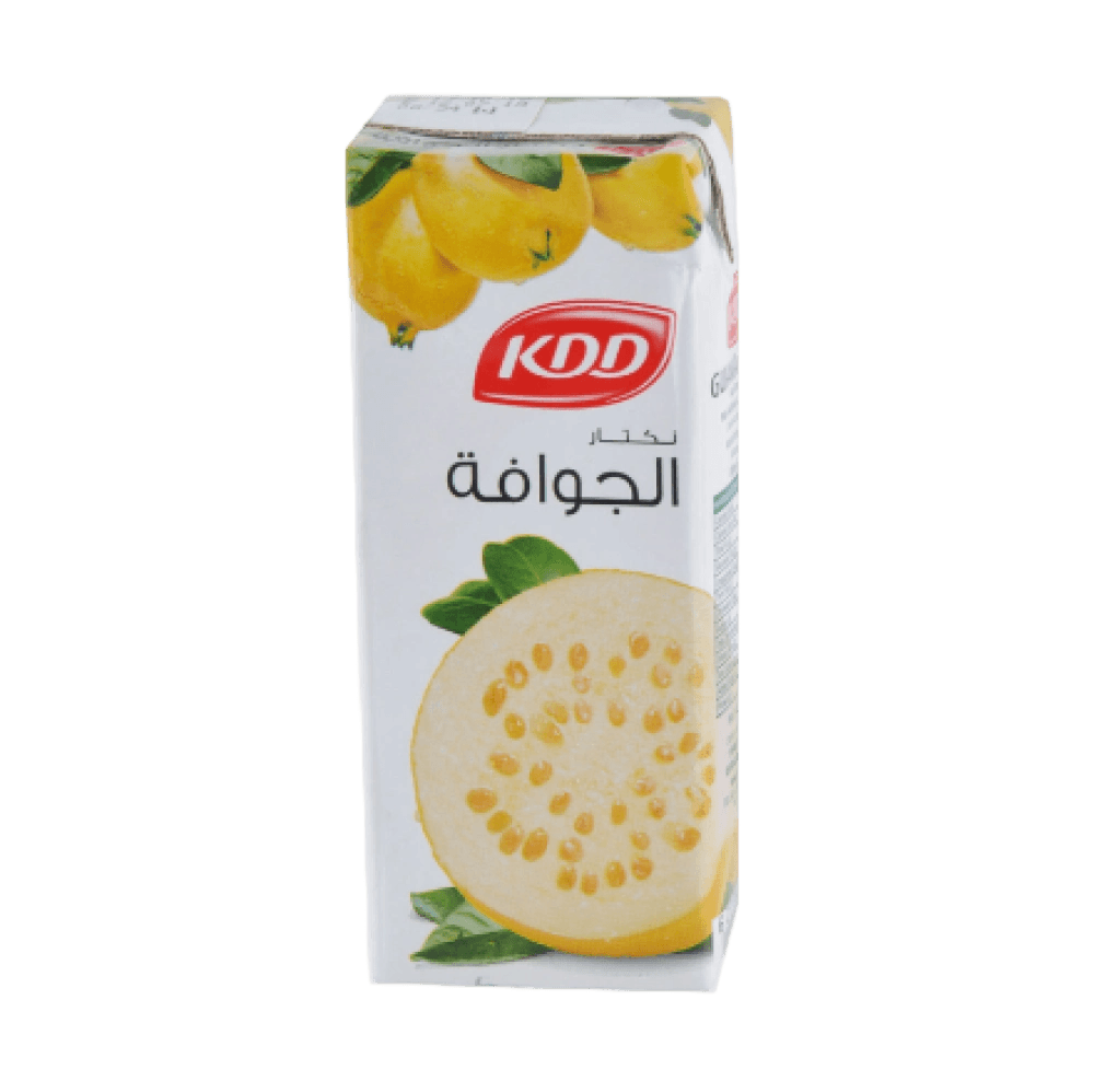 كي دي دي عصير جوافه مع العنب الابيض 180مل