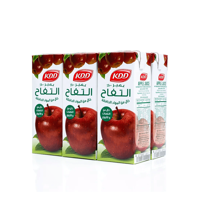 كي دي دي عصير تفاح 180مل — شدة6