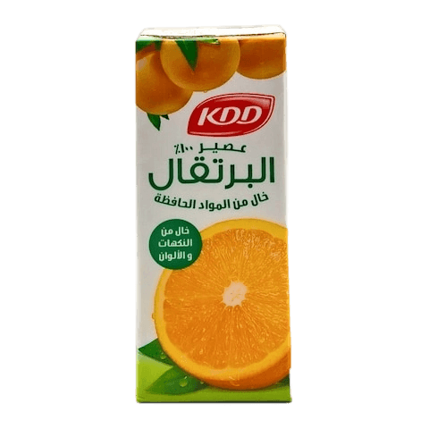 كي دي دي عصير برتقال مع العنب الابيض180مل
