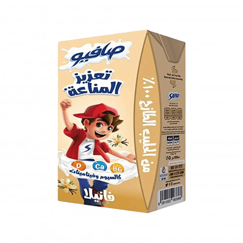 صافيو حليب فانيلا 185مل