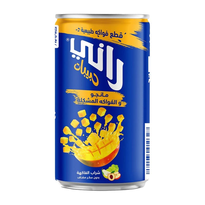 راني حبيبات مانجو وفواكة مشكلة 180مل