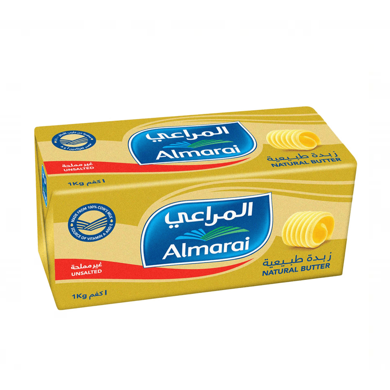 المراعي زبدة طبيعية غير مملح 1كجم