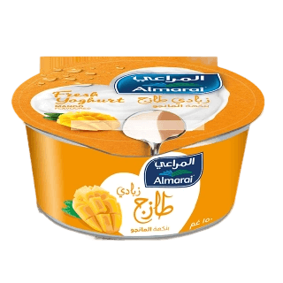 المراعي زبادي بنكهه الفونسو مانجو كامل الدسم 150مل