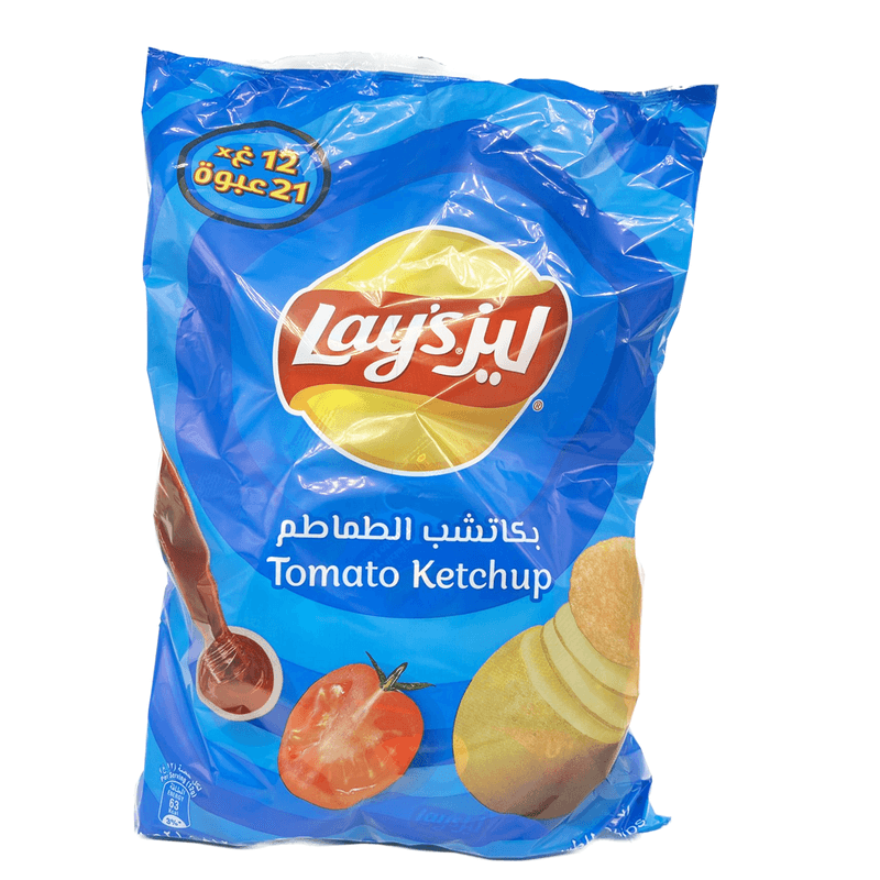 بطاطس ليز كاتشب 12جم كيس *21