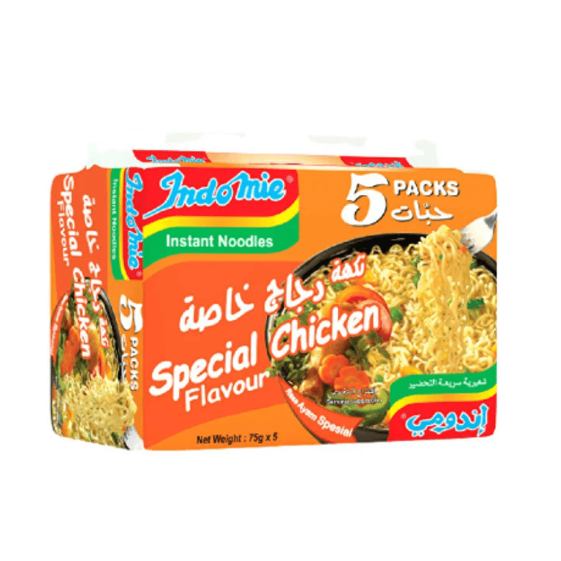 اندوي نكهة دجاج خاصة 75جم شدة *5