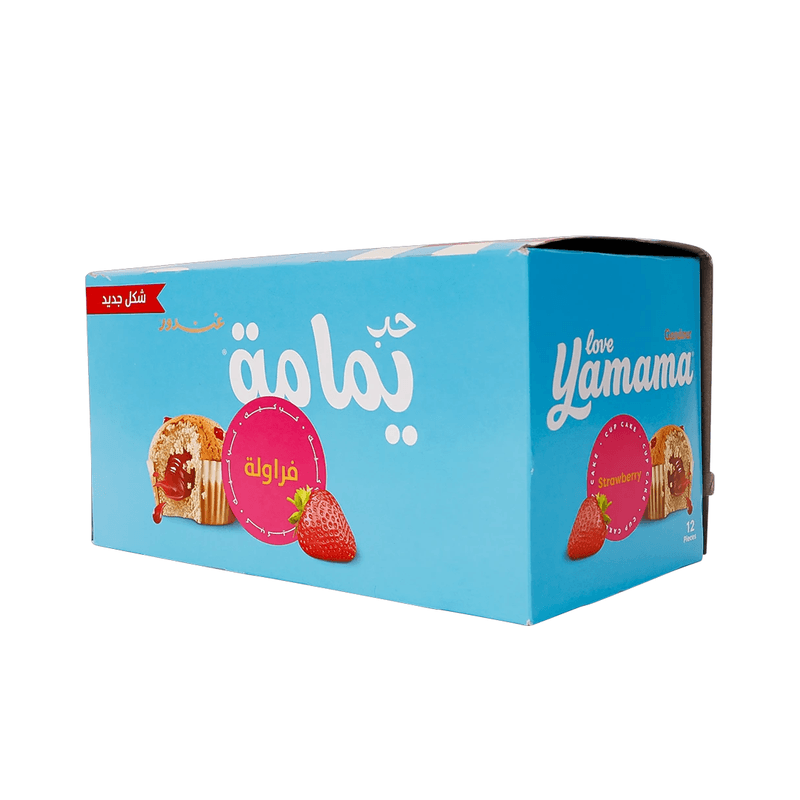 كيك يمامة فراولة 20جم باكت *12