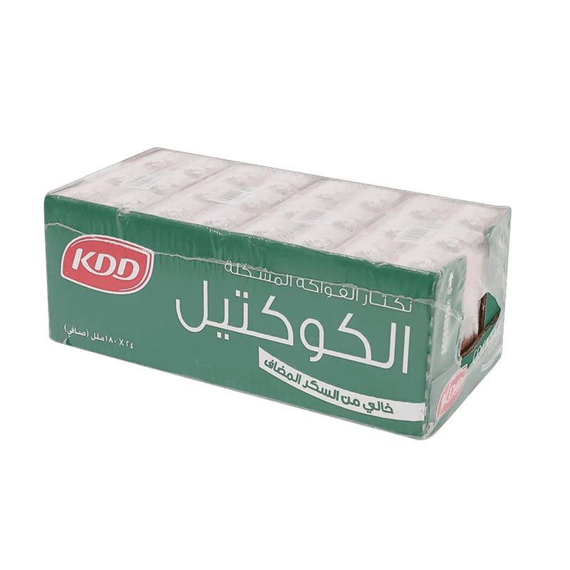 عصير كي دي دي مصاص كوكتيل 180مل كرتون *24