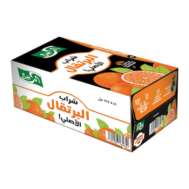 عصير الربيع مصاص برتقال 125مل كرتون 18
