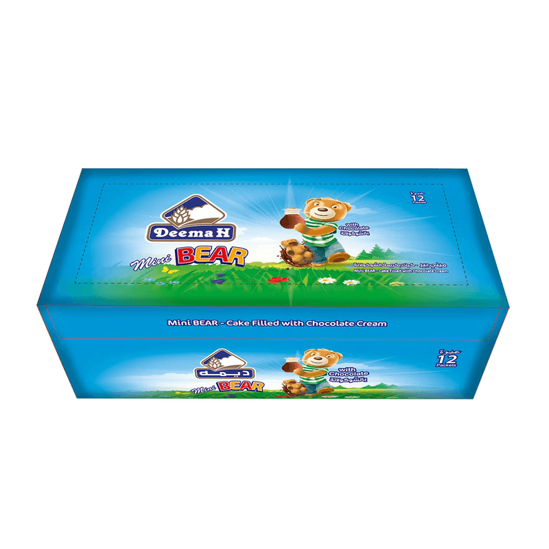 ديمة ميني بير كيك بالشوكولاتة 30جم باكت *12