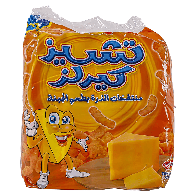 بطاطس فانتزي منتفخات الذرة بطعم الجبنة 22جم شدة *12