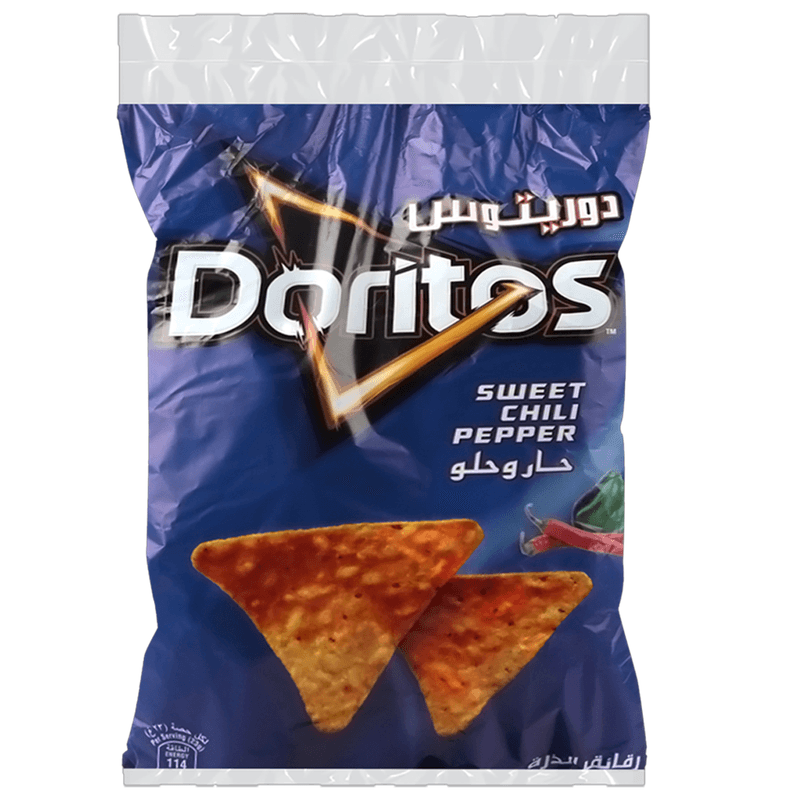 دوريتوس حار وحلو 25جم شدة *16
