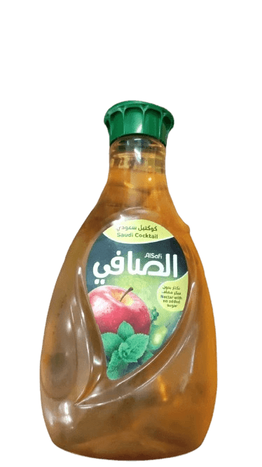 الصافي كوكتيل سعودي بدون سكر مضاف 1.5لتر