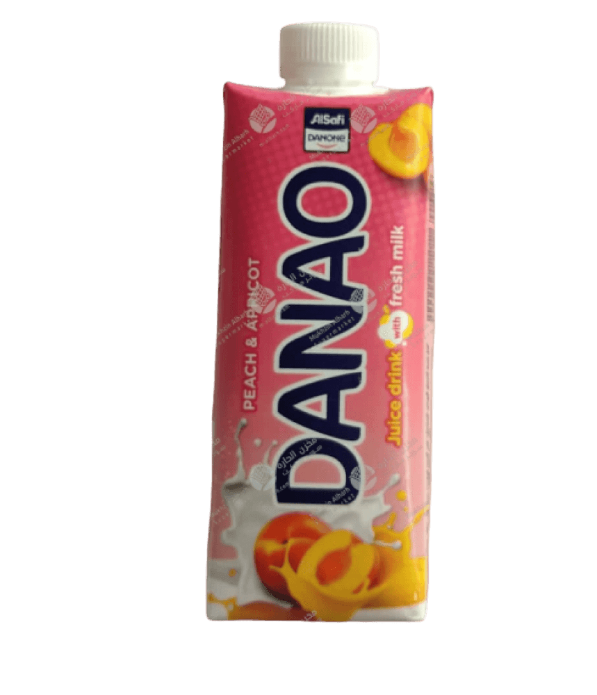 الصافي داناو مشروب عصير خوخ ومشمش  180مل