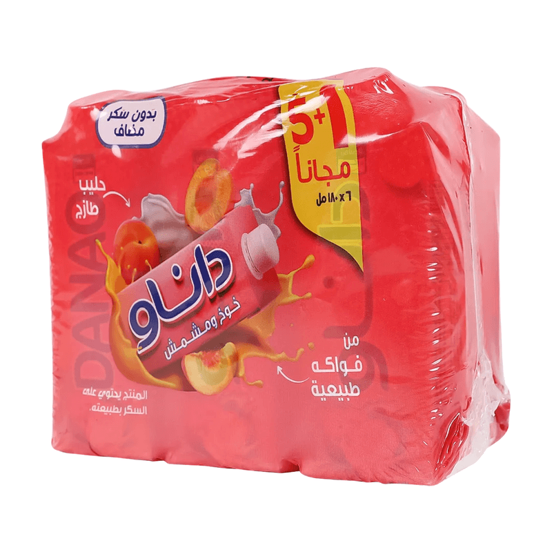 داناو مشروب الخوخ و المشمش مع الحليب الطازج 180 مل — شدة6