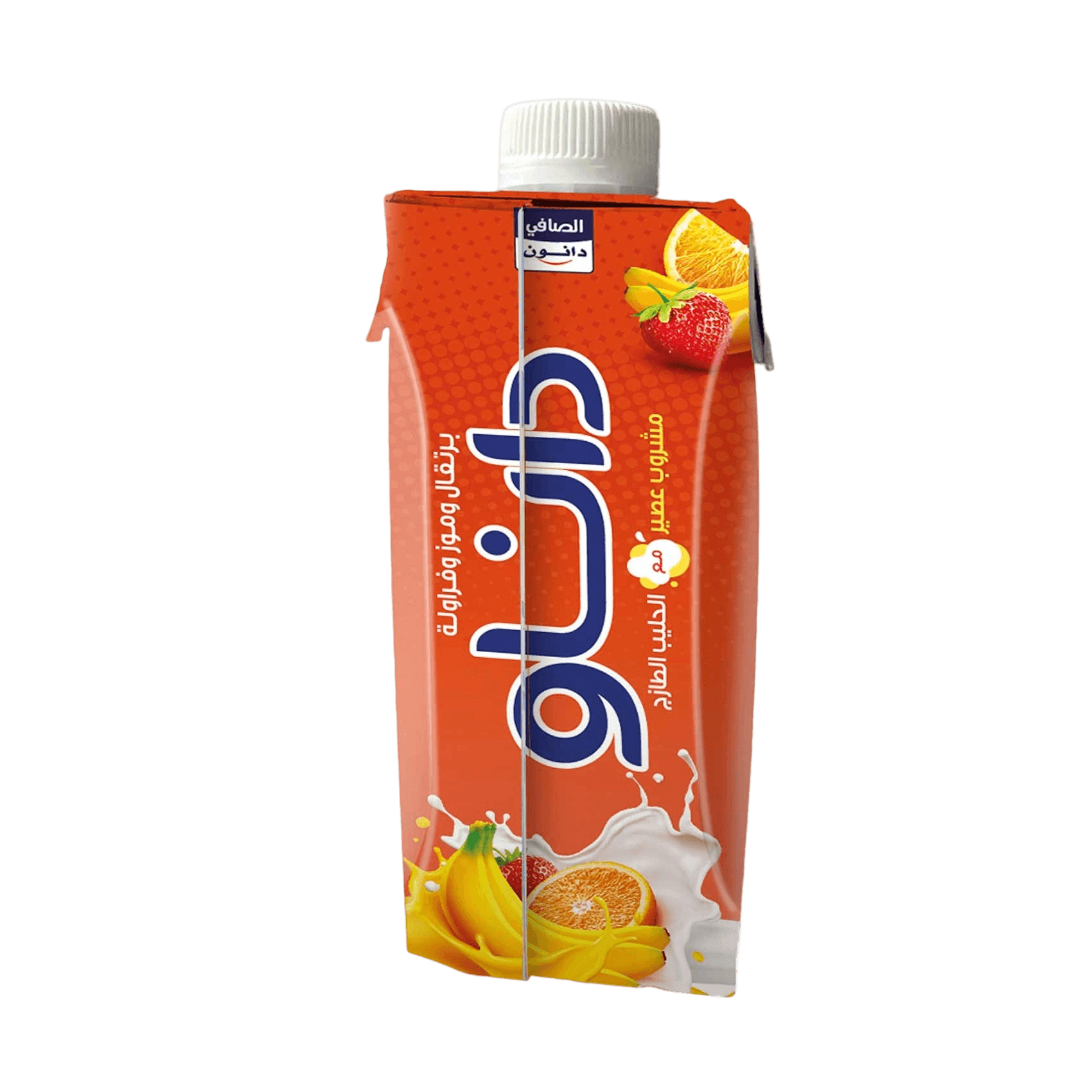 الصافي داناون مشروب عصير برتقال وموز وفراولة  180مل