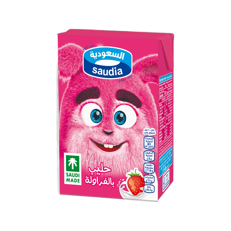 السعوديه حليب الفراوله200مل