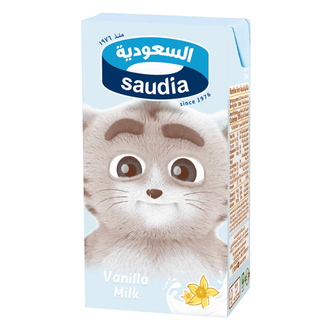 السعوديه حليب الفانيلا 125مل