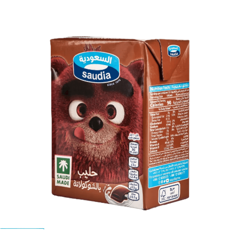 السعوديه حليب الشوكلاته200مل