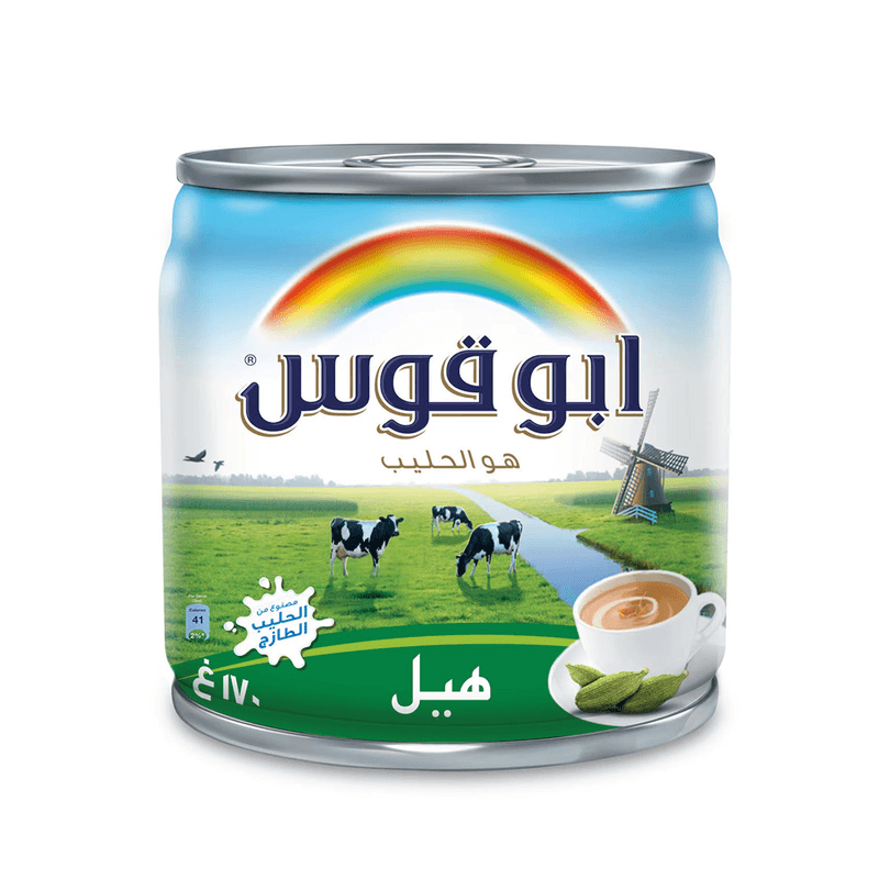 حليب ابوقوس مبخر بالهيل 170جم