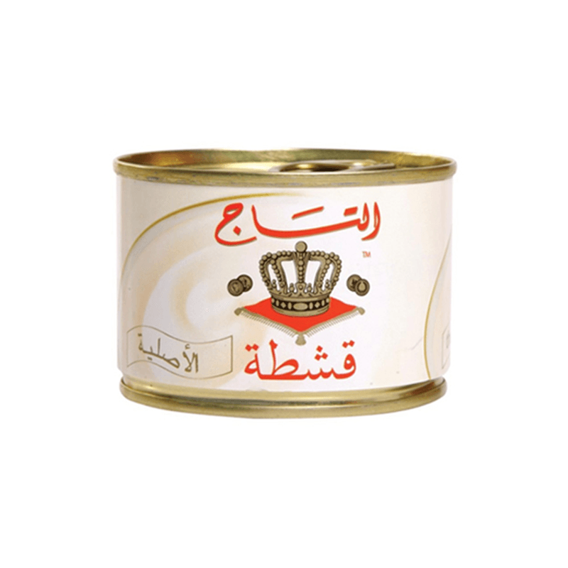 التاج قشطه ساده 155جم