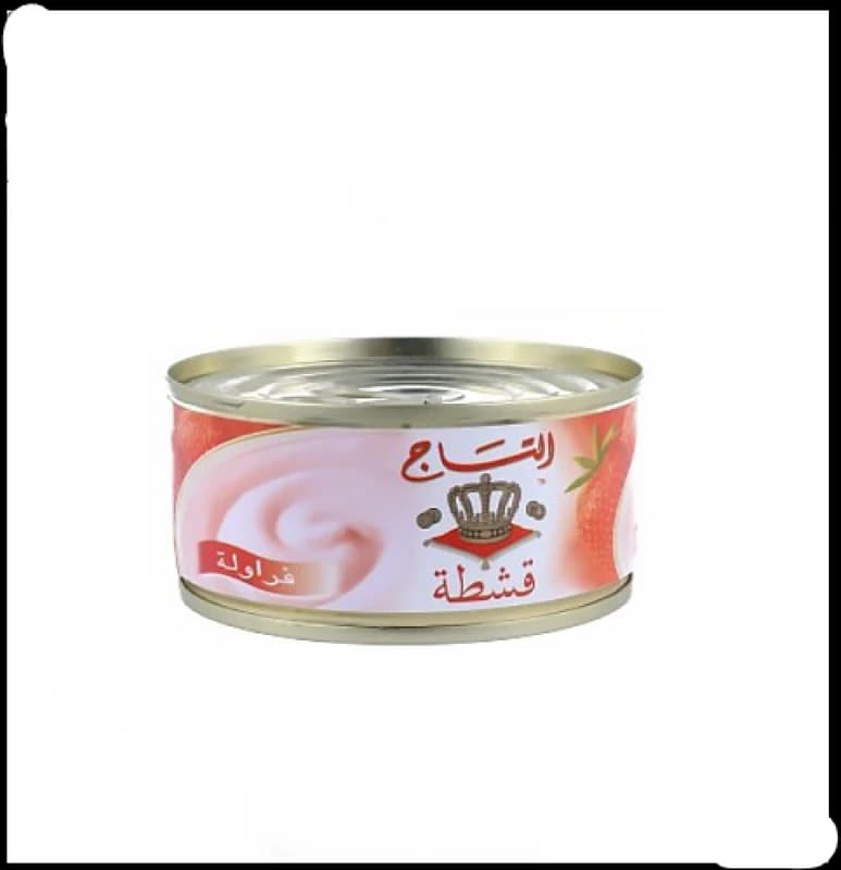 التاج قشطه فراوله صغير 95جم