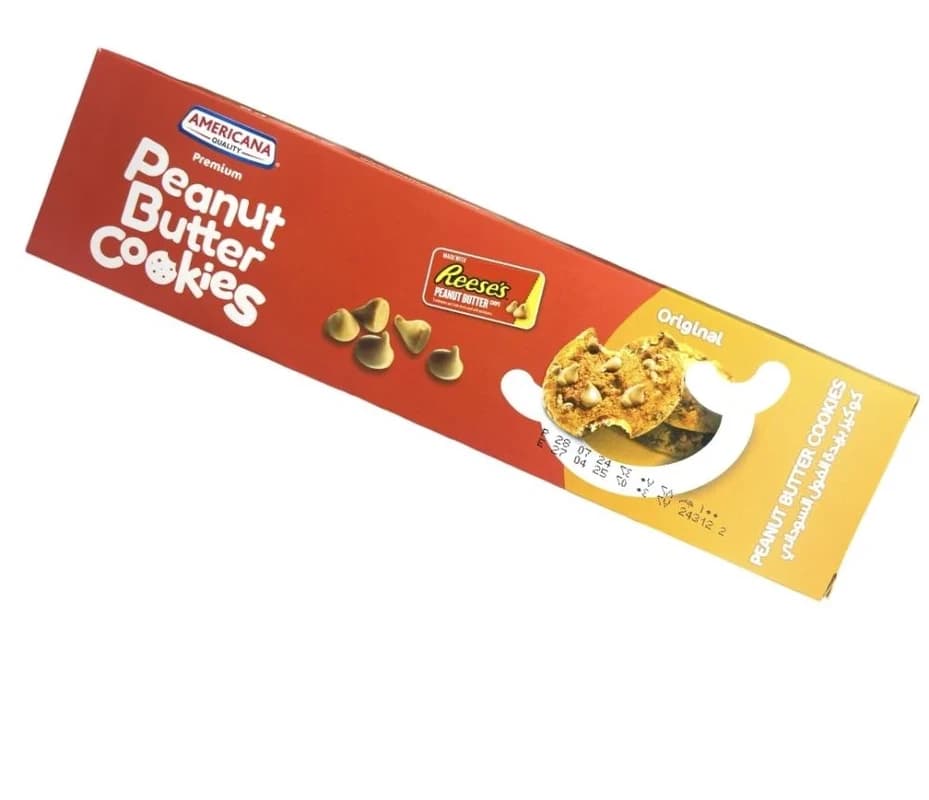 امريكانا كوكيز بزبدة الفول السوداني 100جم