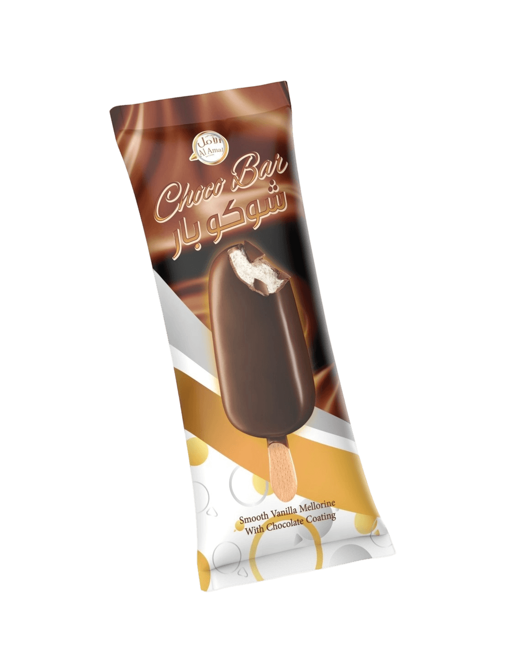 الامل ايسكريم عود شوكوبار ساده 100 مل