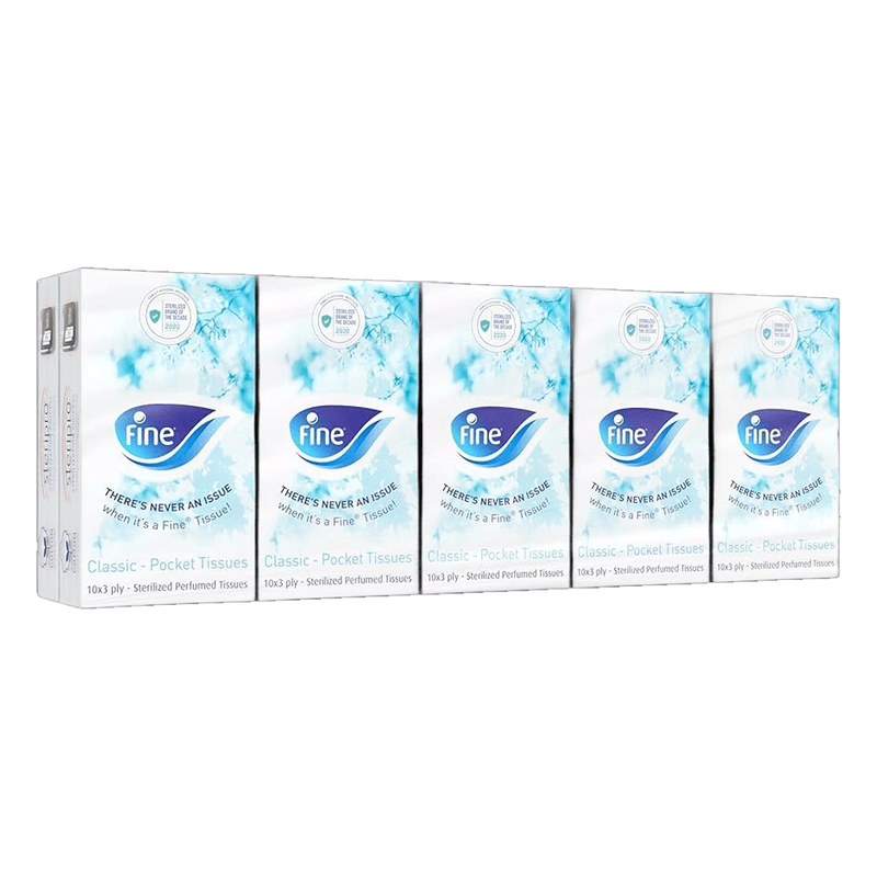 مناديل جيب كلاسيك 10*3 شده*10