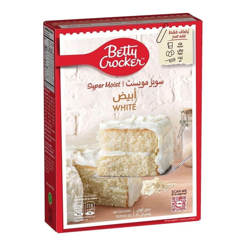 بيتي كروكر خليط كيك أبيض 500 جم