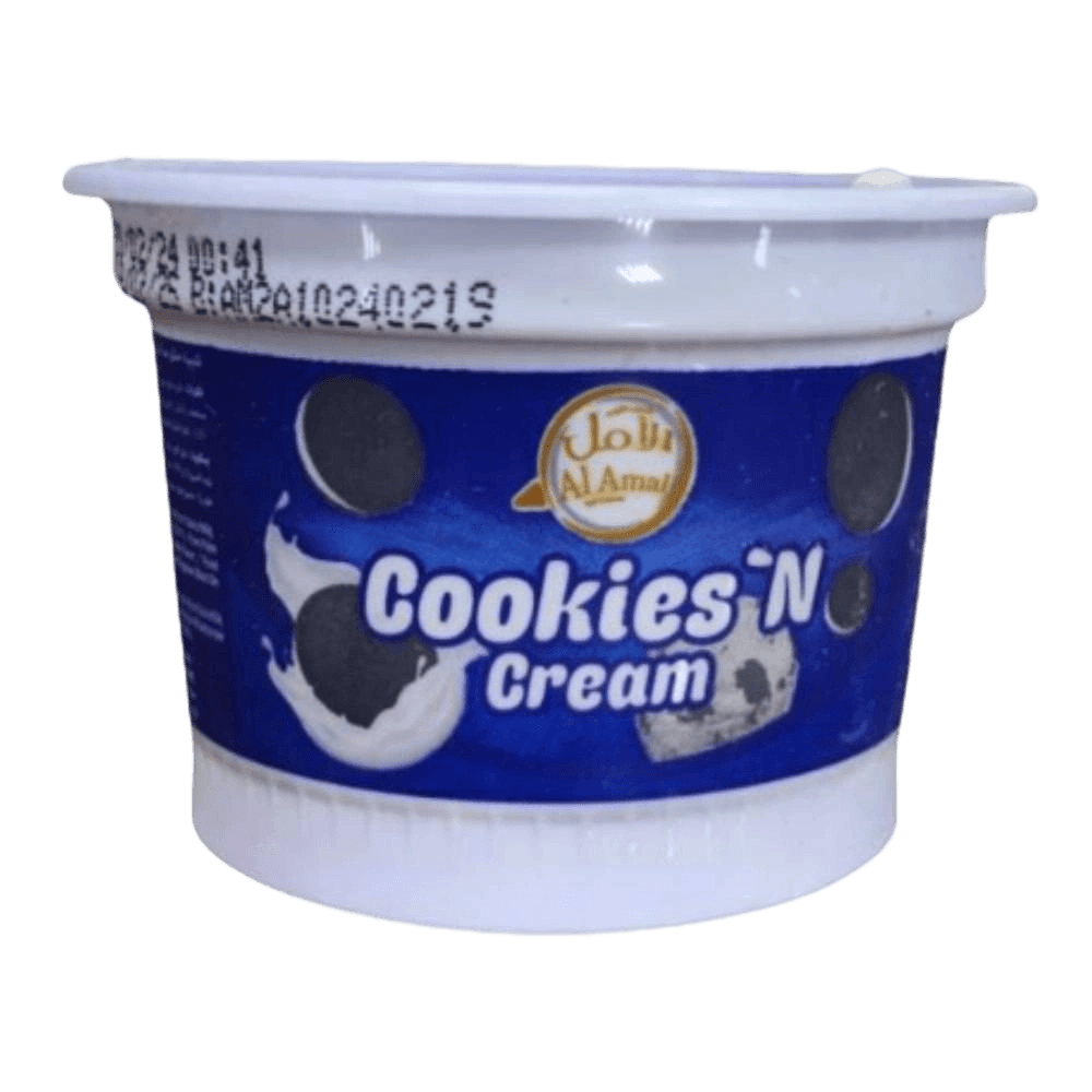 الامل ايسكريم كوكيز 100 مل