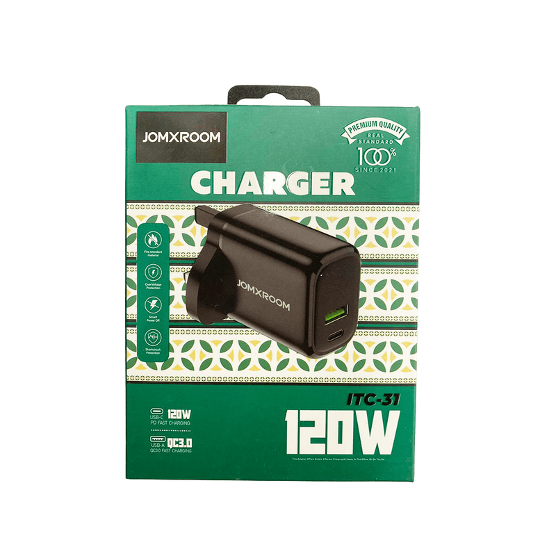 راس شاحن 120 W