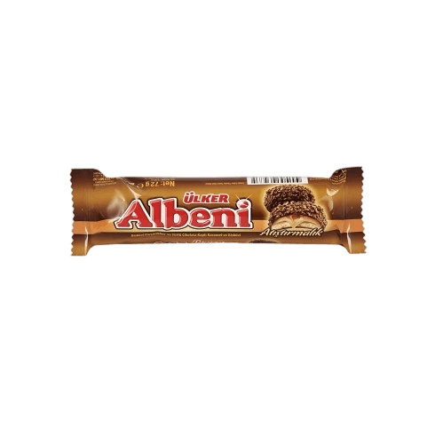 اولكر بسكويت البيني بيتس مع حشوة الكراميل مغطاة بشوكولاتة الحليب72جم