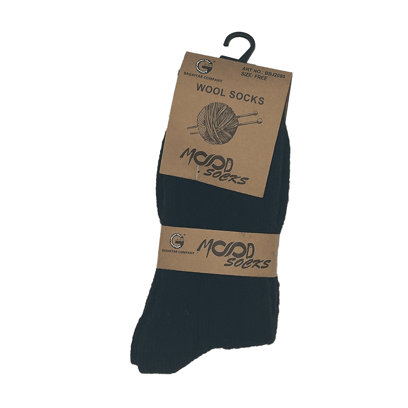 شراب رجالي صوف اسود BBJ2080