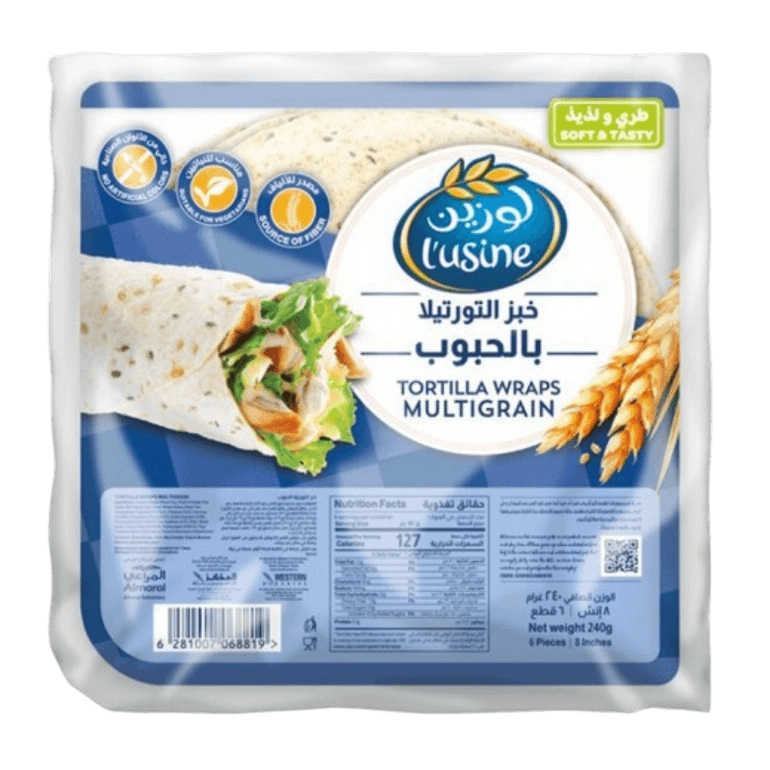 لوزين خبز تورتيلا بالحبوب240جم