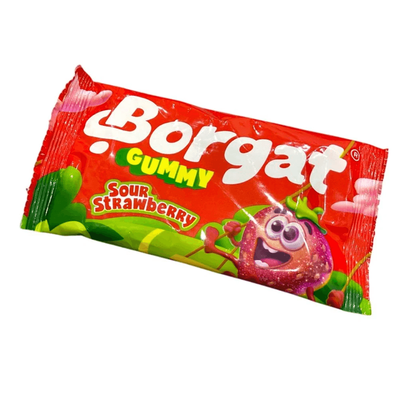 بورقات حلاوة جلي ساور ستروبيري 36 جم