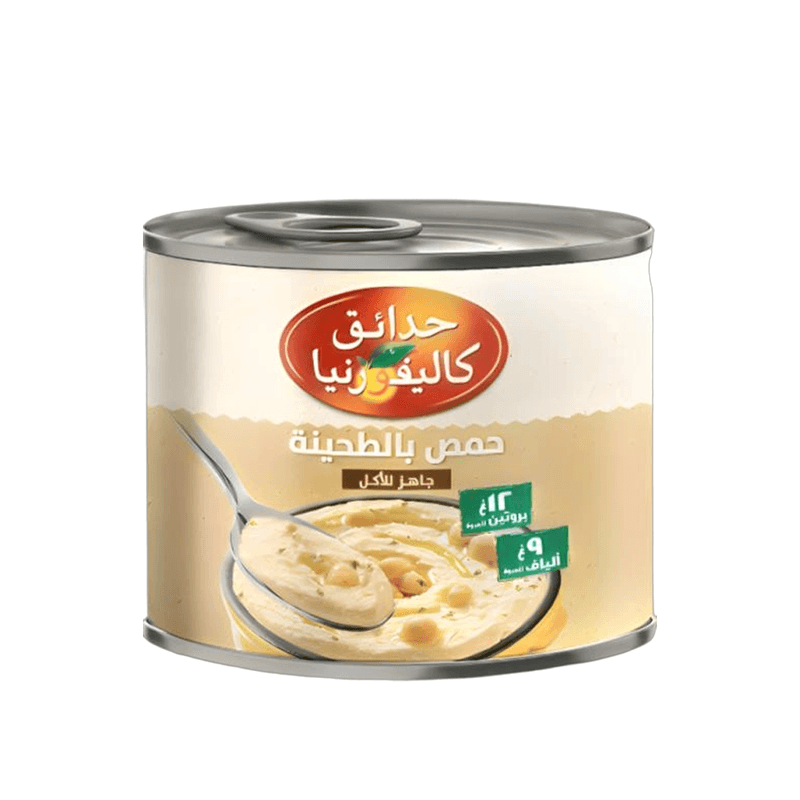 حدائق كالفورنيا حمص بالطحينة 220جم