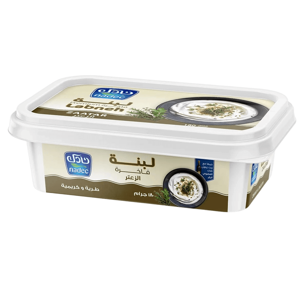 نادك لبنة بالزعتر كاملة الدسم 180 جم