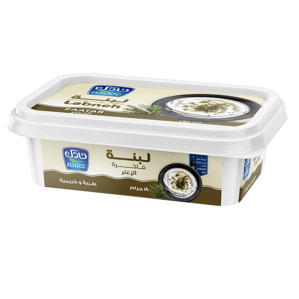 نادك لبنة بالزعتر كاملة الدسم 180 جم