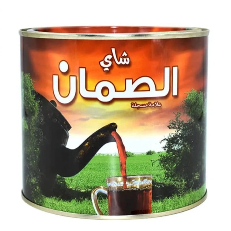 الصمان شاي  احمر علب دائري 260جم
