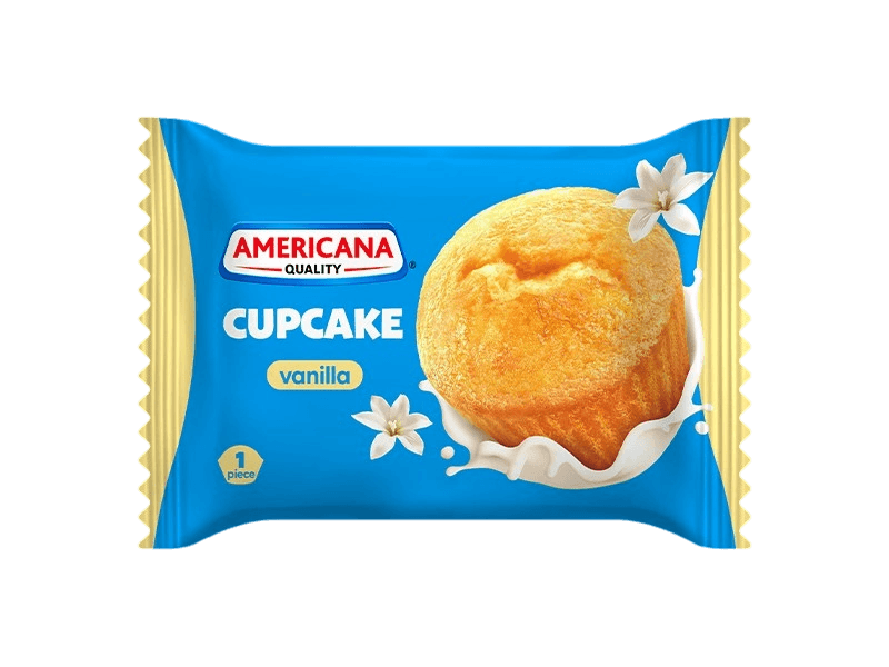 امريكانا كب كيك  فانيلا 25 جم